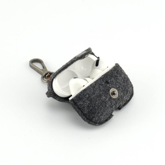 AirPods Pro Case Protective Wool Felt Cover compatible with Apple AirPods Pro - Picture 3 of 6